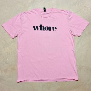 Amy Schumer 2022 Comedy Tour Pink Double Sided T-Shirt - Size XL